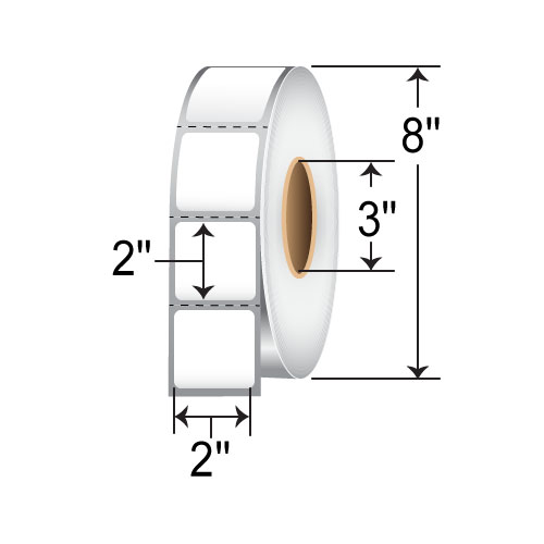 Barcodefactory 2x2  TT Label [Perforated] RT-2-2-2900-3