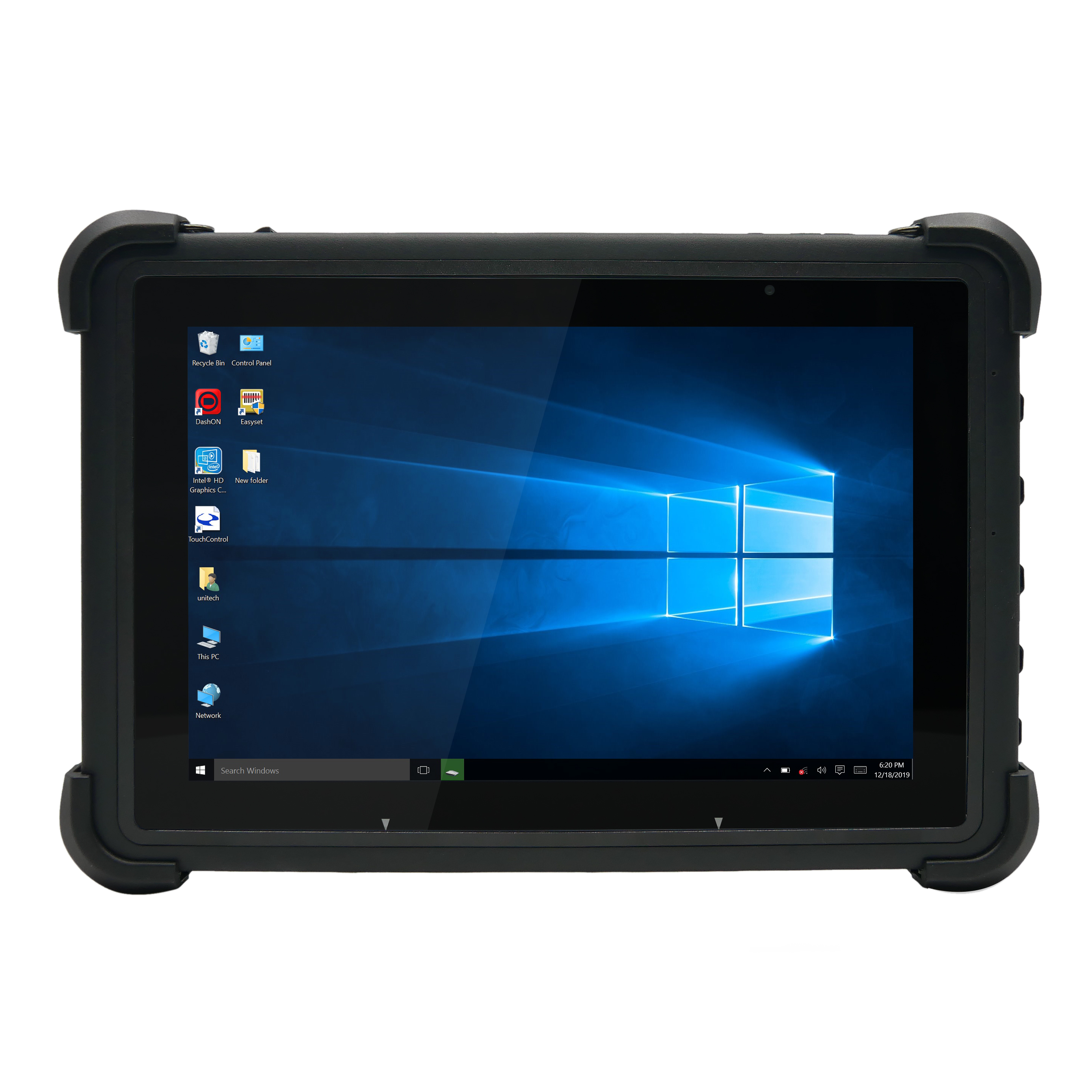 Unitech TB162 Tablet [10.1", No Scanner with Windows 10] TB162-0T62UMNG