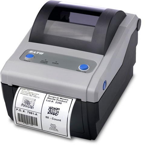 SATO CG408 DT Printer [300dpi, Ethernet, Dispenser] WWCG12241