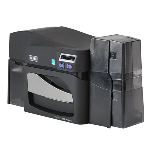 HID Fargo DTC4500e Single-Sided ID Card Printer [5127 Omnikey Cardman] 055008