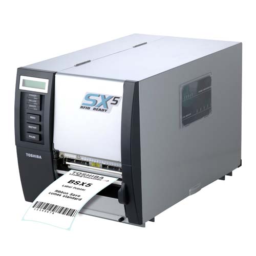 Toshiba B-SX5T TT Printer [300dpi, Ethernet, Rewind/Peeler] BSX5TTS25QMR