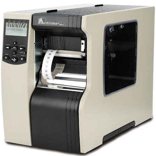 Zebra R110Xi4 TT Printer [300dpi, Ethernet, Rewind/Peeler, RFID Encoder] R13-801-00200-R0