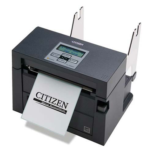 Citizen Systems Citizen CL-S400DT DT Printer [203dpi, External Media Slot, Cutter] CL-S400DTPAU-R