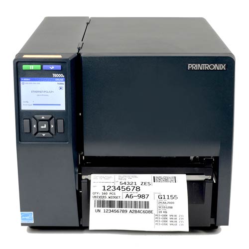 Printronix T6000e TT Printer [203dpi, Ethernet, Barcode Verifier] T6E2X6-1100-10