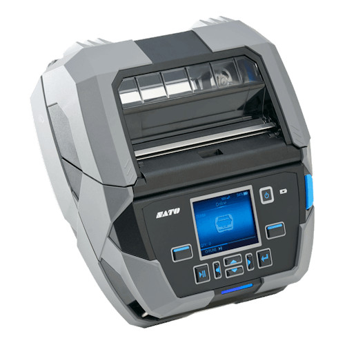 SATO PW4NX DT Printer [203dpi, WiFi, Dispenser, Battery, Linerless Platen] WWPW41001