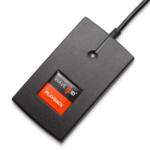 rf IDEAS WAVE ID Playback Black Usb Reader RDR-7585AKU-SL