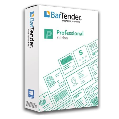 BarTender Professional Edition [Starter Upgrade, Printer License, Standard MSA] BTP-US-PRT-MNT
