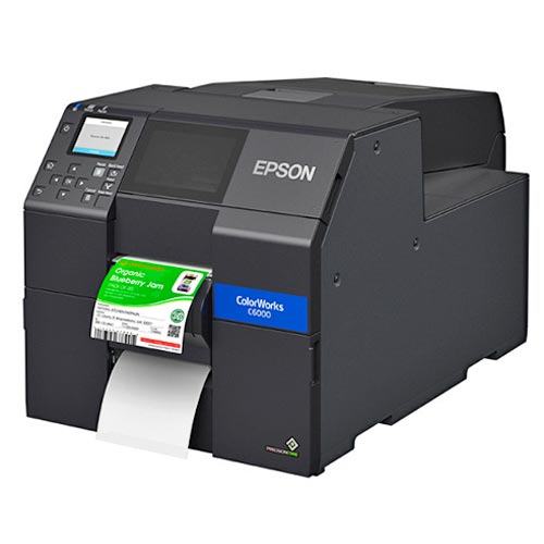 Epson ColorWorks  C6000 Inkjet Printer [1200dpi, Ethernet, Peeler] C31CH76201