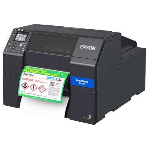 Epson ColorWorks ColorWorks C6500 Inkjet Printer [1200dpi, Ethernet, Cutter] C31CH77101