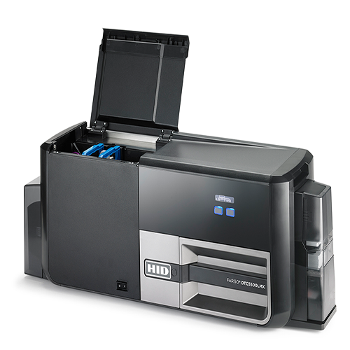 HID Fargo Dual-Sided DTC5500LMX ID Card Printer [Contact Smart Card 5121/5125] 056309