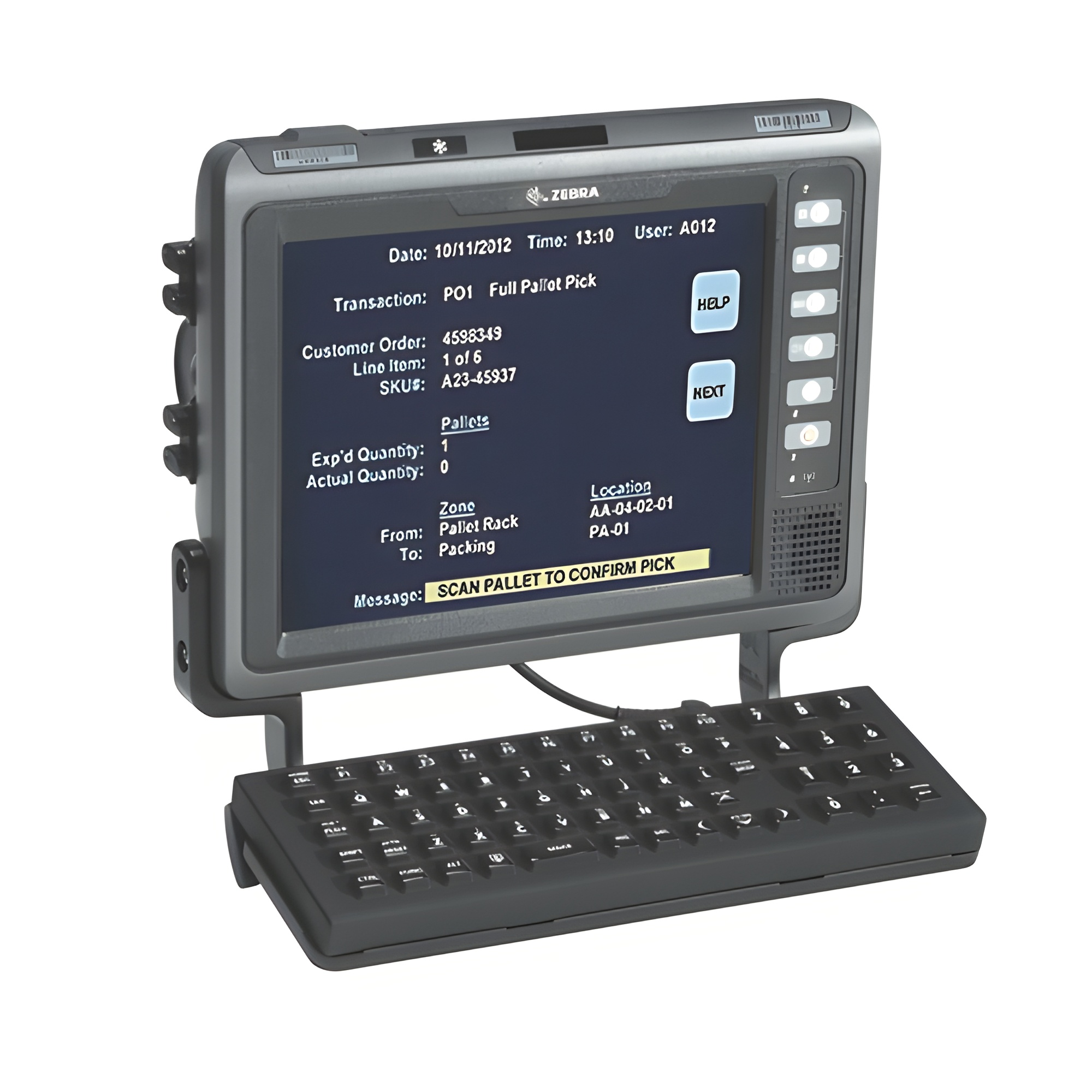 Zebra VC70N0 Vehicle Mount Computer VC70N0-F-60VDC-U-R
