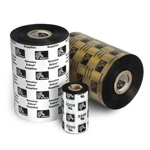 Zebra Consumables Tabletop Premium Wax Ribbon 4 Inch 05319PH11045