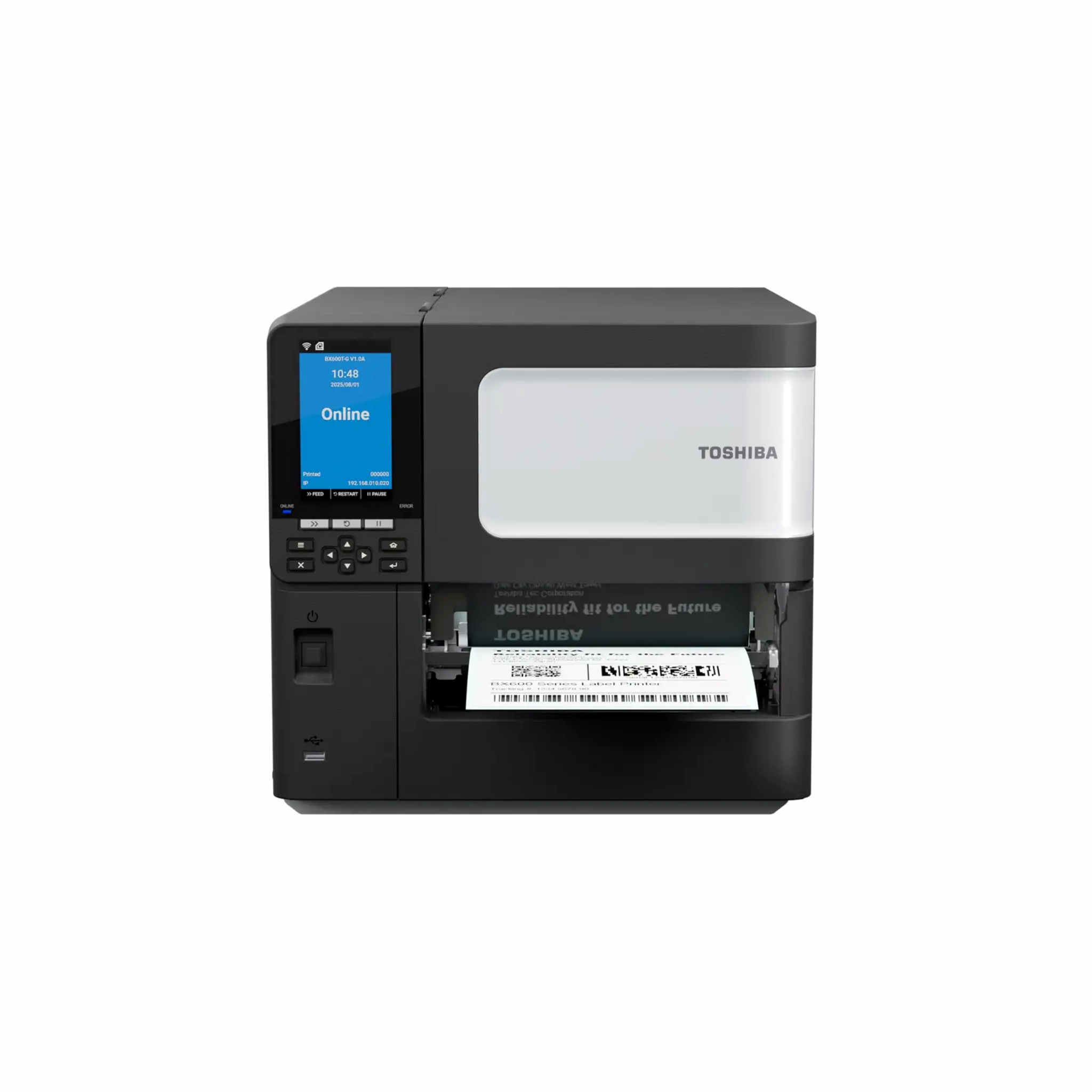 Toshiba BX620T TT Printer [203dpi, Ethernet, Peeler, Rewind/Peeler, Cutter] BX620T