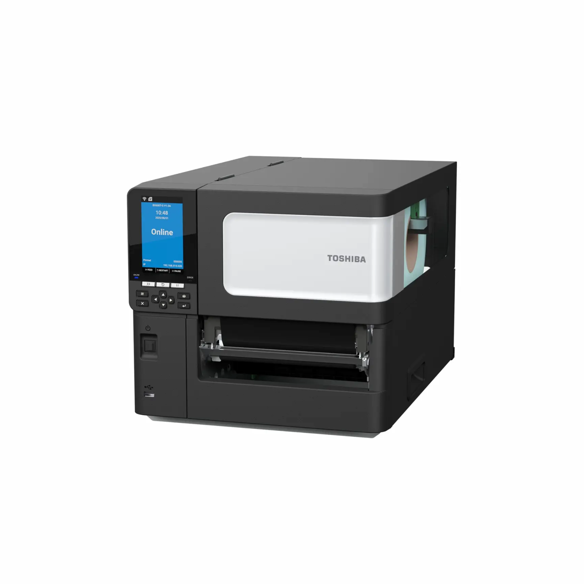 Toshiba BX620T TT Printer [203dpi, Ethernet, Peeler, Rewind/Peeler, Cutter] BX620T