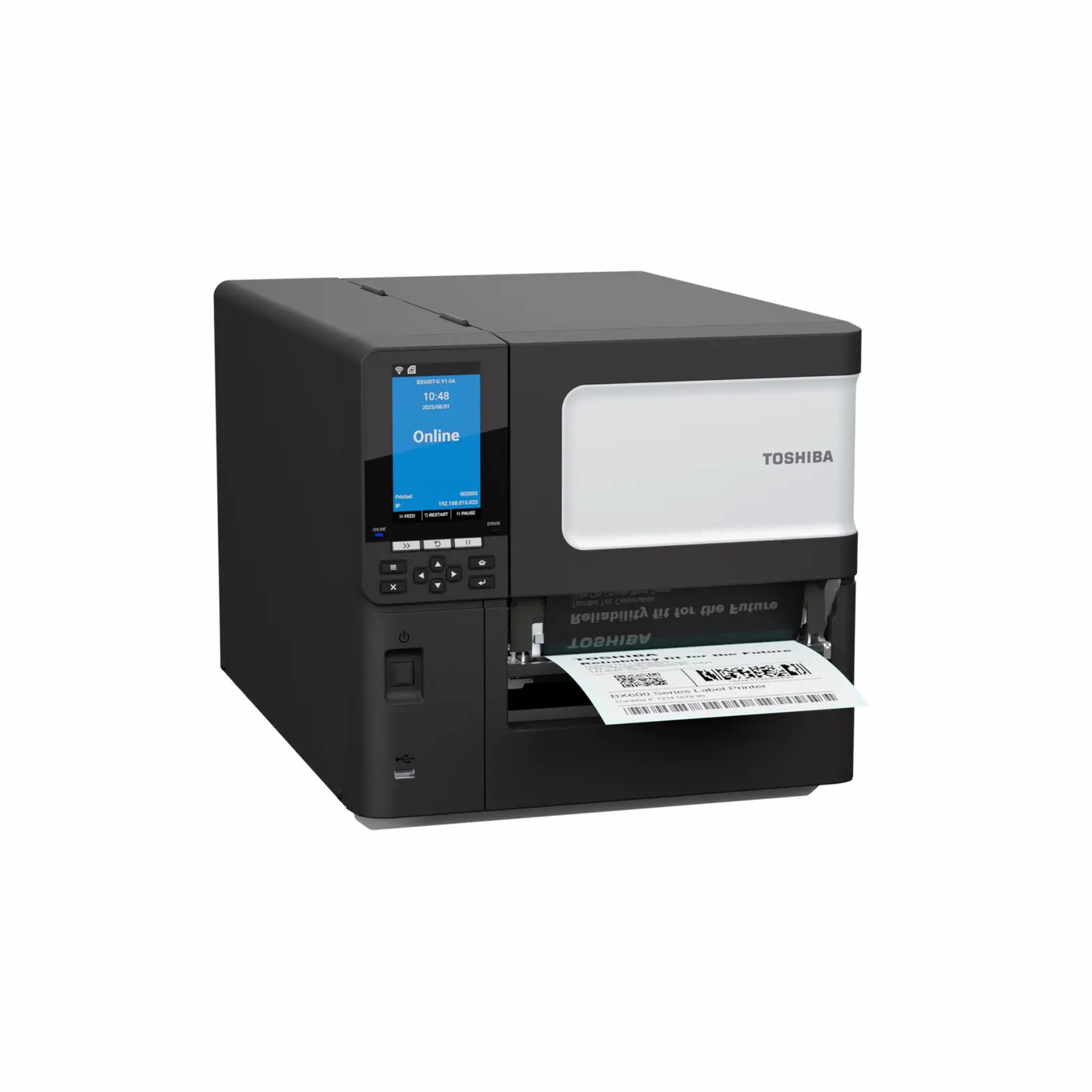 Toshiba BX620T TT Printer [203dpi, Ethernet, Peeler, Rewind/Peeler, Cutter] BX620T