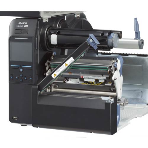 SATO CL6NX Plus TT Printer [300dpi, Ethernet, Dispenser, Rewind/Peeler] WWCLPB201-NAR