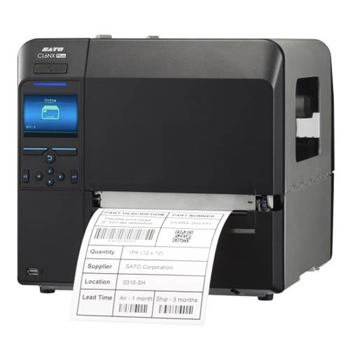 SATO CL6NX Plus TT Printer [203dpi, Ethernet, WiFi, Dispenser, Rewind/Peeler] WWCLPA201-WAN