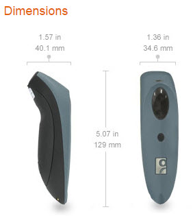 socket scanner dimensions