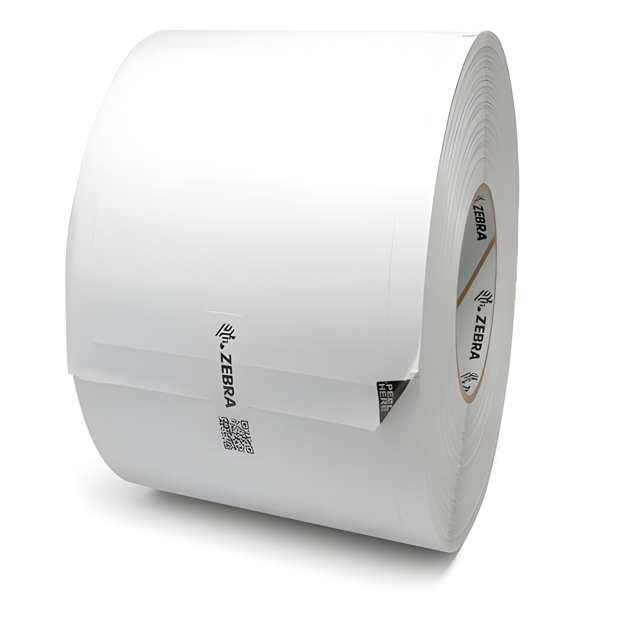 Zebra 6.625x6 Polypropylene DT Label [Premium Top Coated, Perforated] 10004425