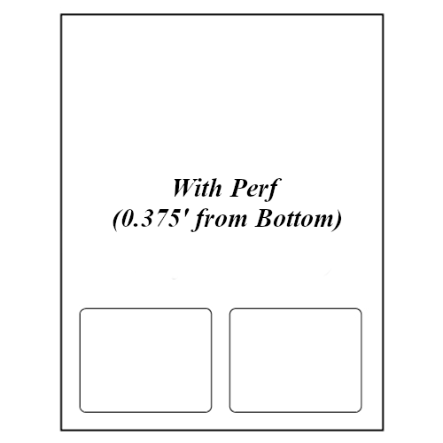 BarcodeFactory 3.5 x 2.75 General Purpose Integrated Labels IL350275B