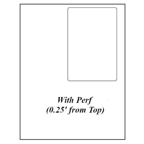 BarcodeFactory 4 x 6 General Purpose Integrated Labels IL400600A