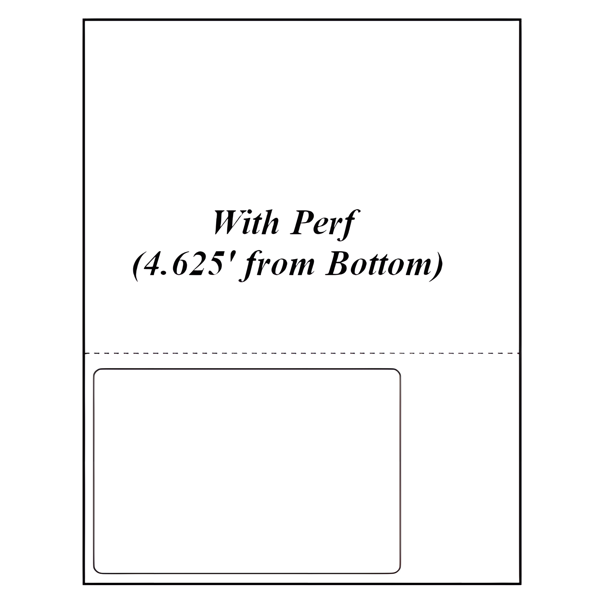 BarcodeFactory 6 x 4 General Purpose Integrated Labels IL600400A