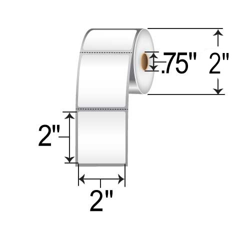 Zebra 2x2 DT Label [Non-Perforated, for Mobile] LD-R7AO5B