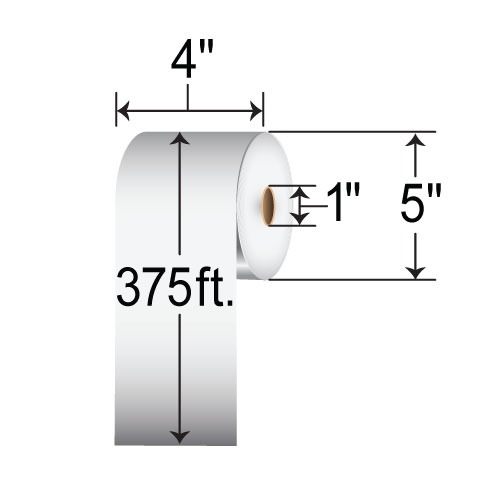 Barcodefactory 4x375'  DT Label [Premium Top Coated] GD-L-LL-401C51-CASE