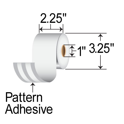 BCF 2.25" x 78' Liner-free DT Receipt Paper MS214782GO3S