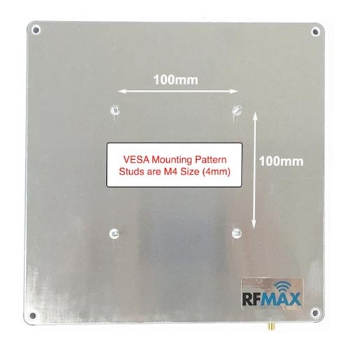 RFMAX R8658 10x10 inch IP-67 Circularly Polarized RFID Antenna R8658-LPF-SSF