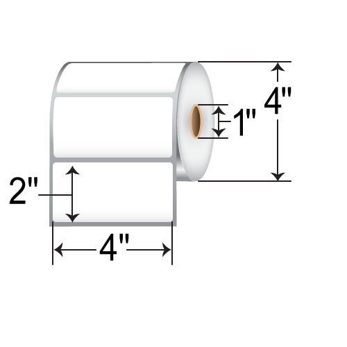 Printronix 4x2 Thermal Transfer RFID Label P150262-001