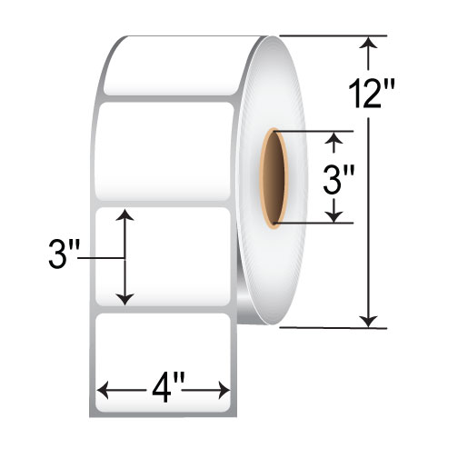 BarcodeFactory 4x3 TT Label [Non-Perforated] RT-4-3-5164-NP