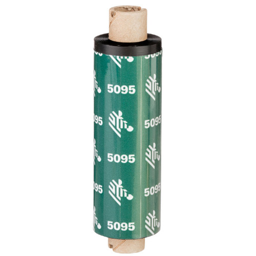 Zebra Sample Resin Ribbon [0.5in Core, 4in Core Length] 05095BK08305