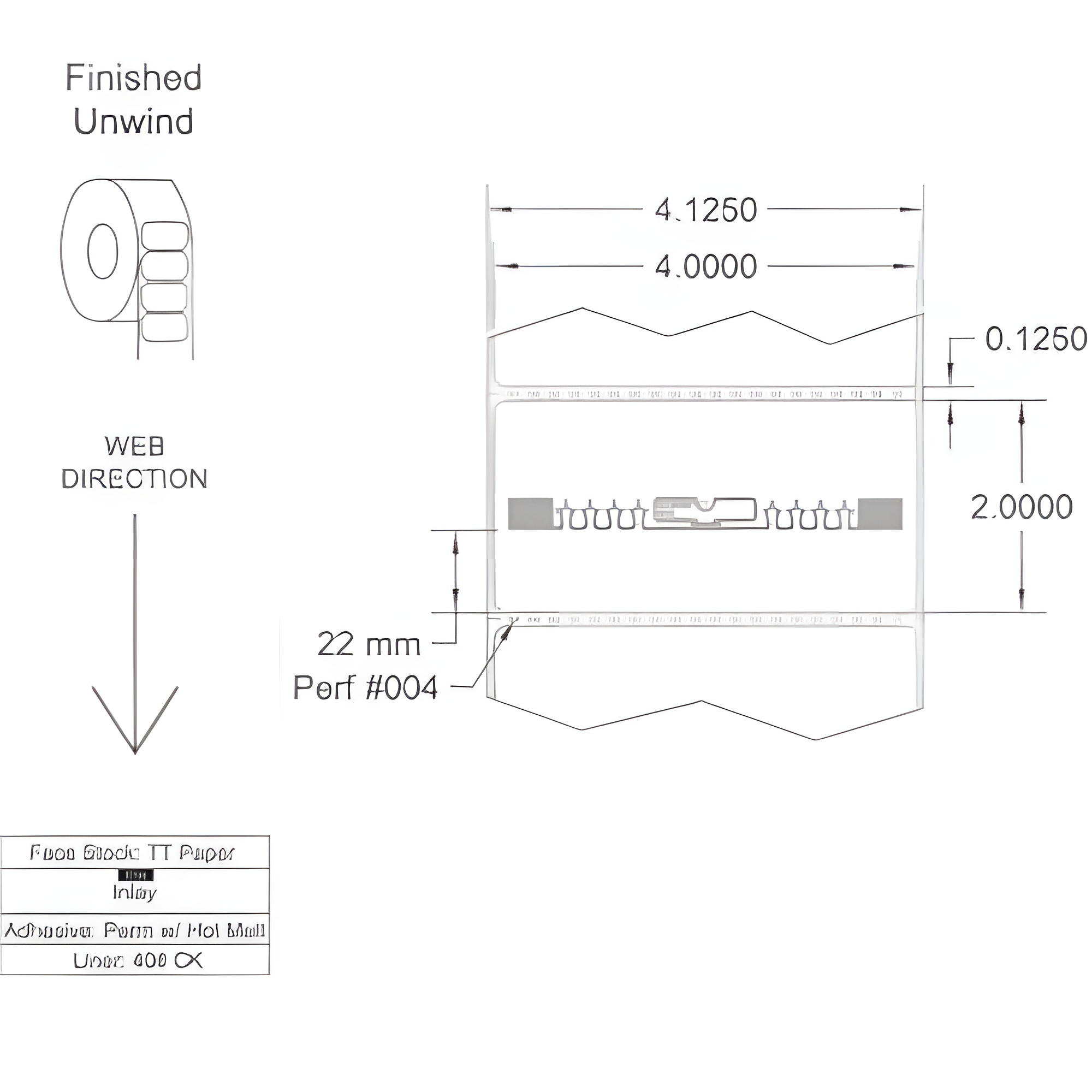 Tageos 4x2 Nova U9 TT Paper RFID Labels 134C01311221