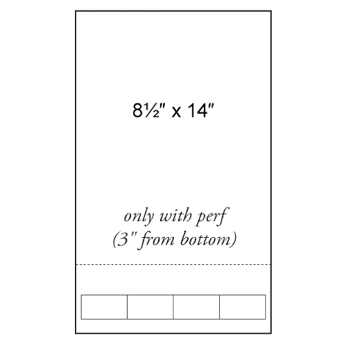 Barcodefactory 2x1  Laser Label [Perforated] BAR-RI-2-1-4