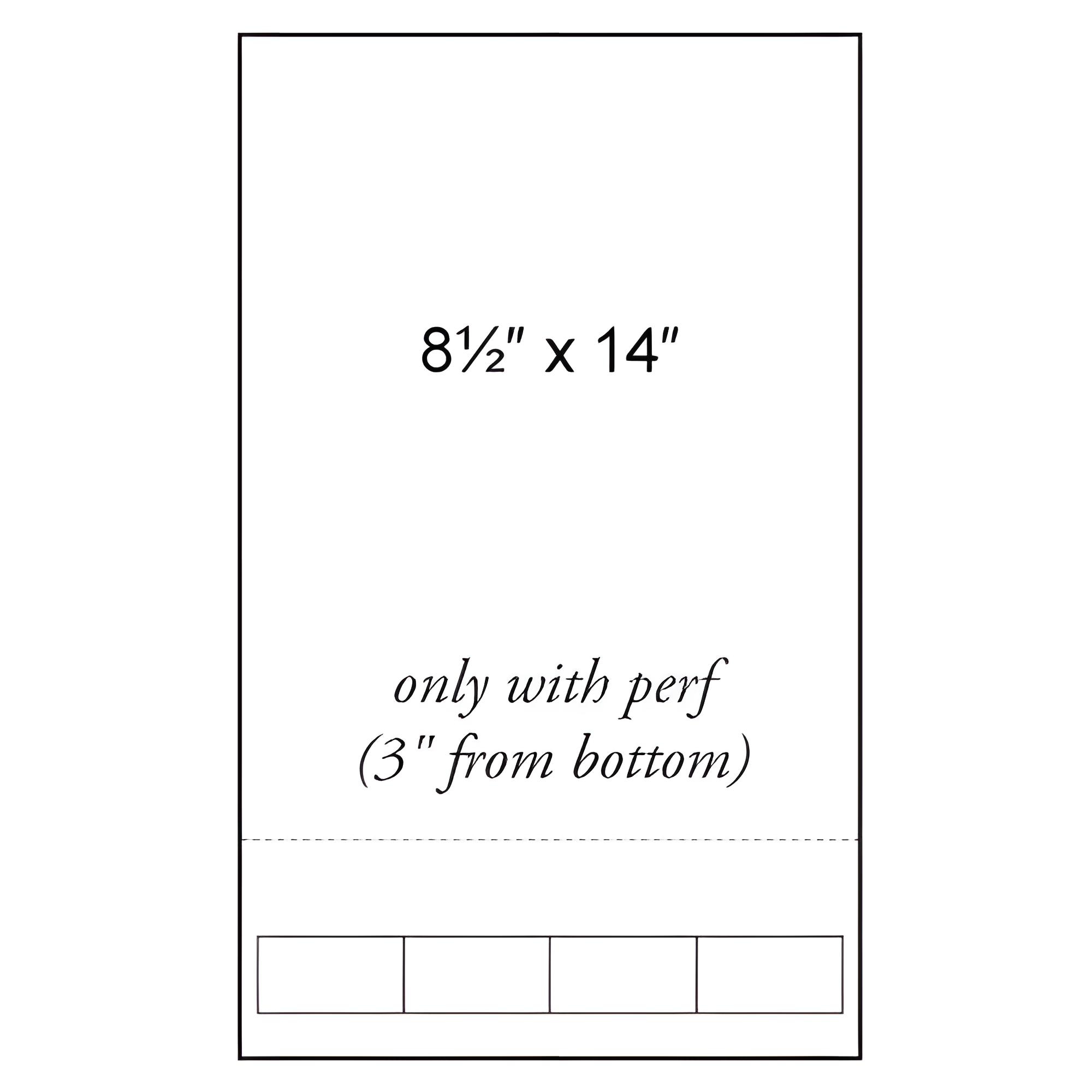 Barcodefactory 2x1  Laser Label [Perforated] BAR-RI-2-1-4