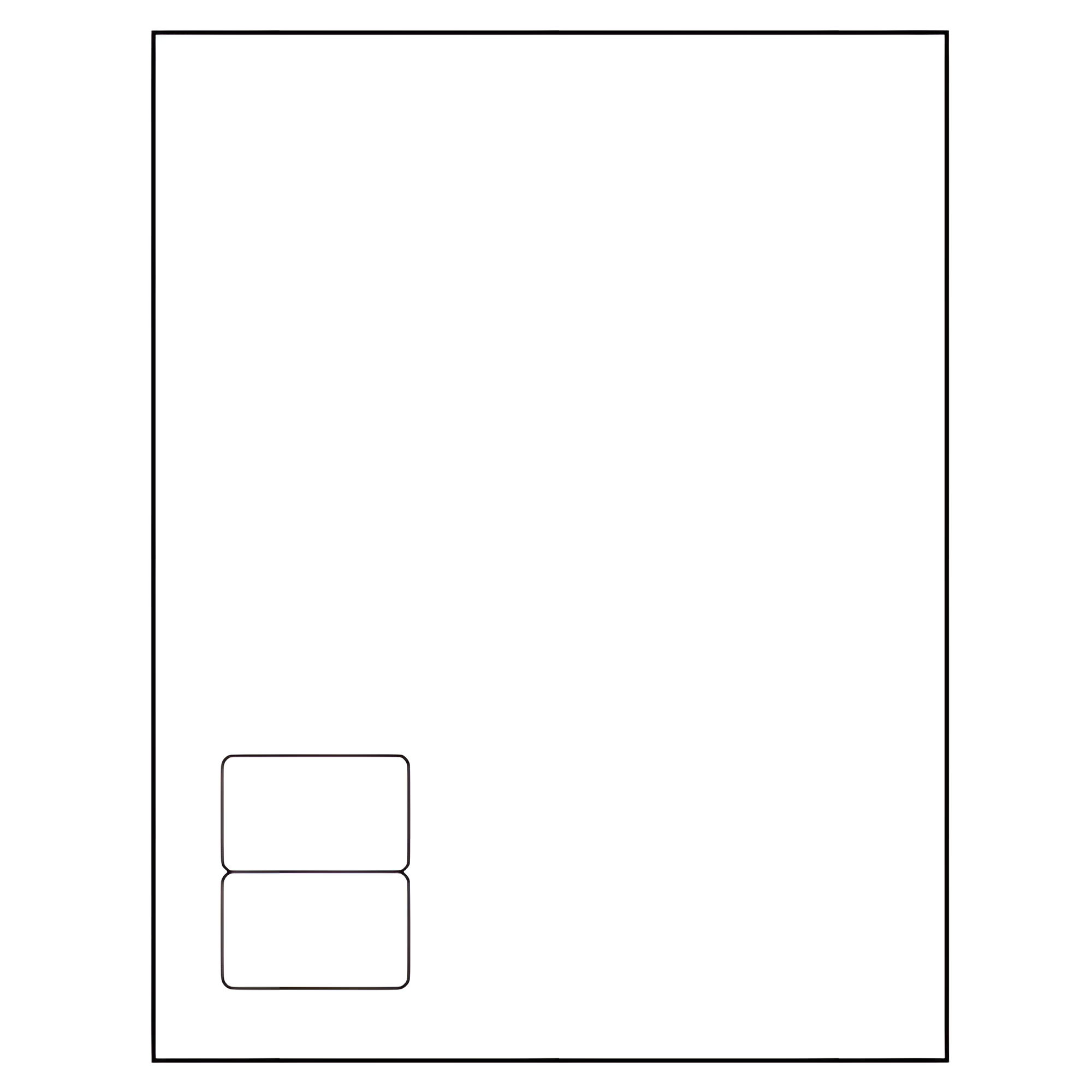 BarcodeFactory 2.5 x 1.25 Integrated Labels BAR-RI-25-125-2-Left