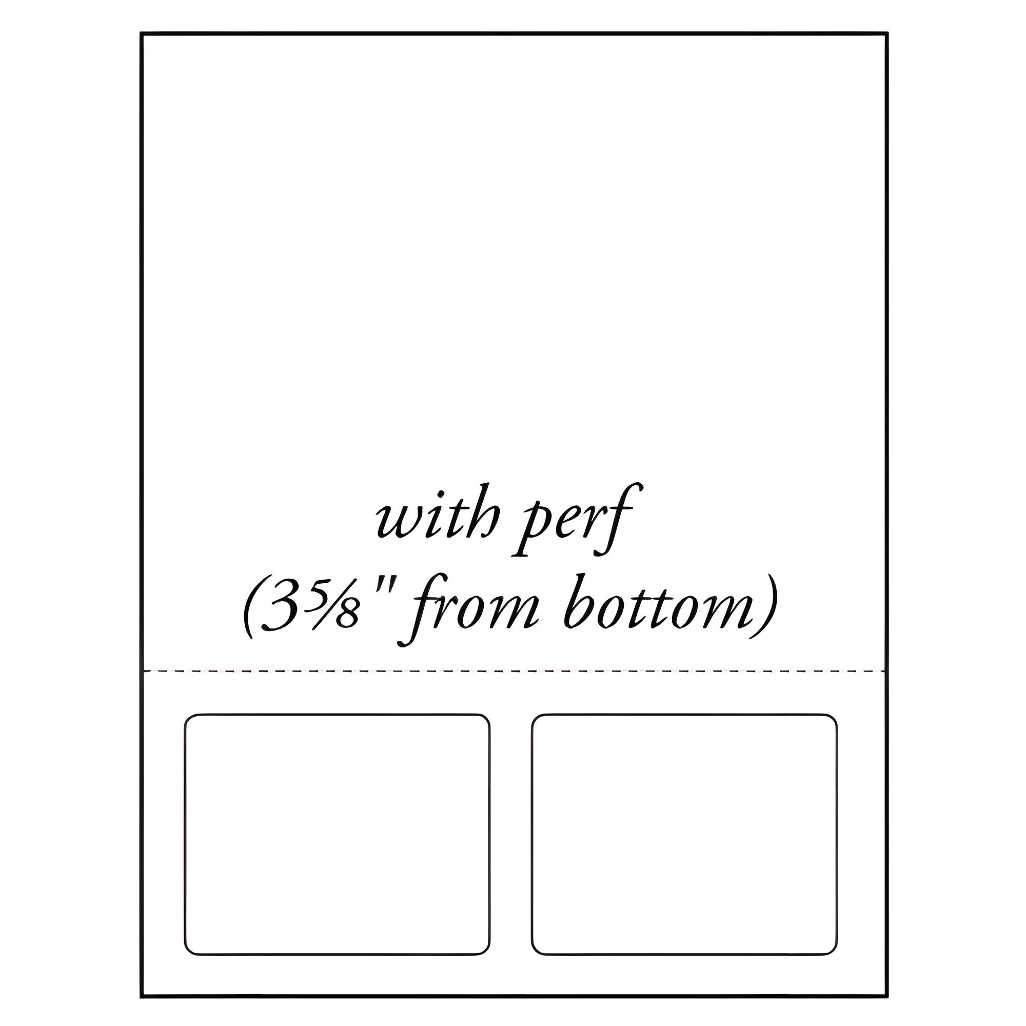 BarcodeFactory 3.5 x 2.75 Integrated Labels BAR-RI-35-275-2-RC