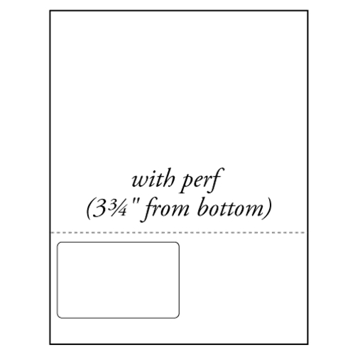 BarcodeFactory 4 x 2.5 Integrated Labels BAR-RI-4-25-1-Left