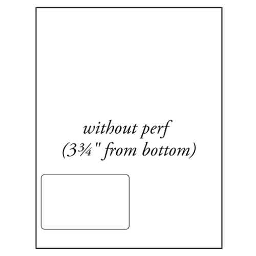 BarcodeFactory 4 x 2.5 Integrated Labels BAR-RI-4-25-1-Left-NP