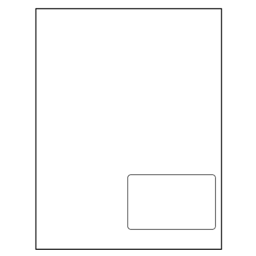 BarcodeFactory 4 x 2.5 Integrated Labels BAR-RI-4-25-1-Right