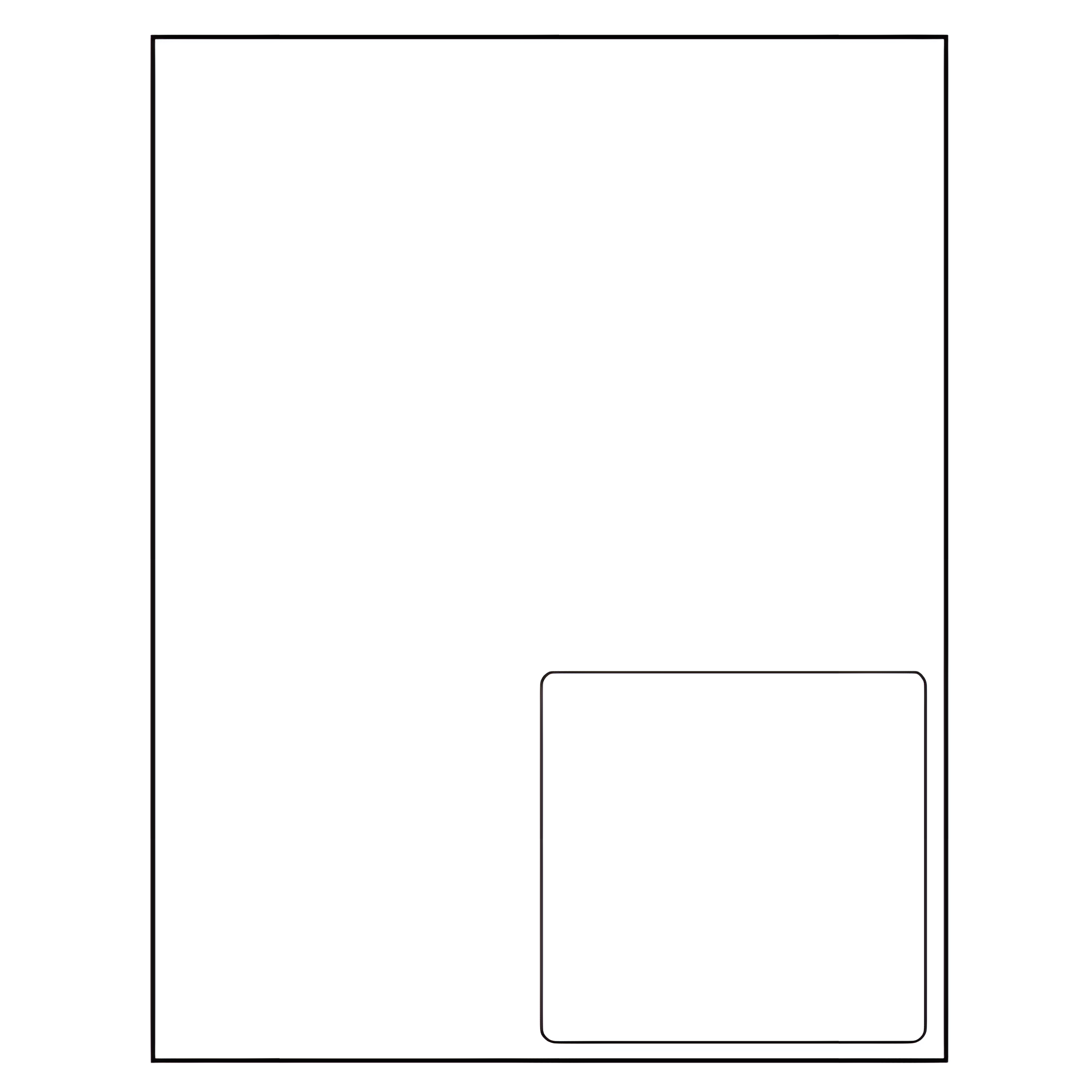 BarcodeFactory 4.125 x 1 Integrated Labels BAR-RI-4125-4-1-Right