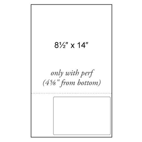 BCF 6 x 4 Integrated Labels [8 1/2" x 11" Sheet Size] BAR-RI-6-4-1-Right