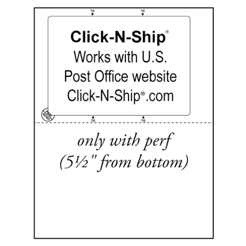 BarcodeFactory USPS Click N Ship Integrated Labels BAR-RI-USPS-Click-N-Ship
