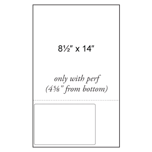 BarcodeFactory 6 x 4 Integrated Labels BAR-RI-6-4-1-14Left