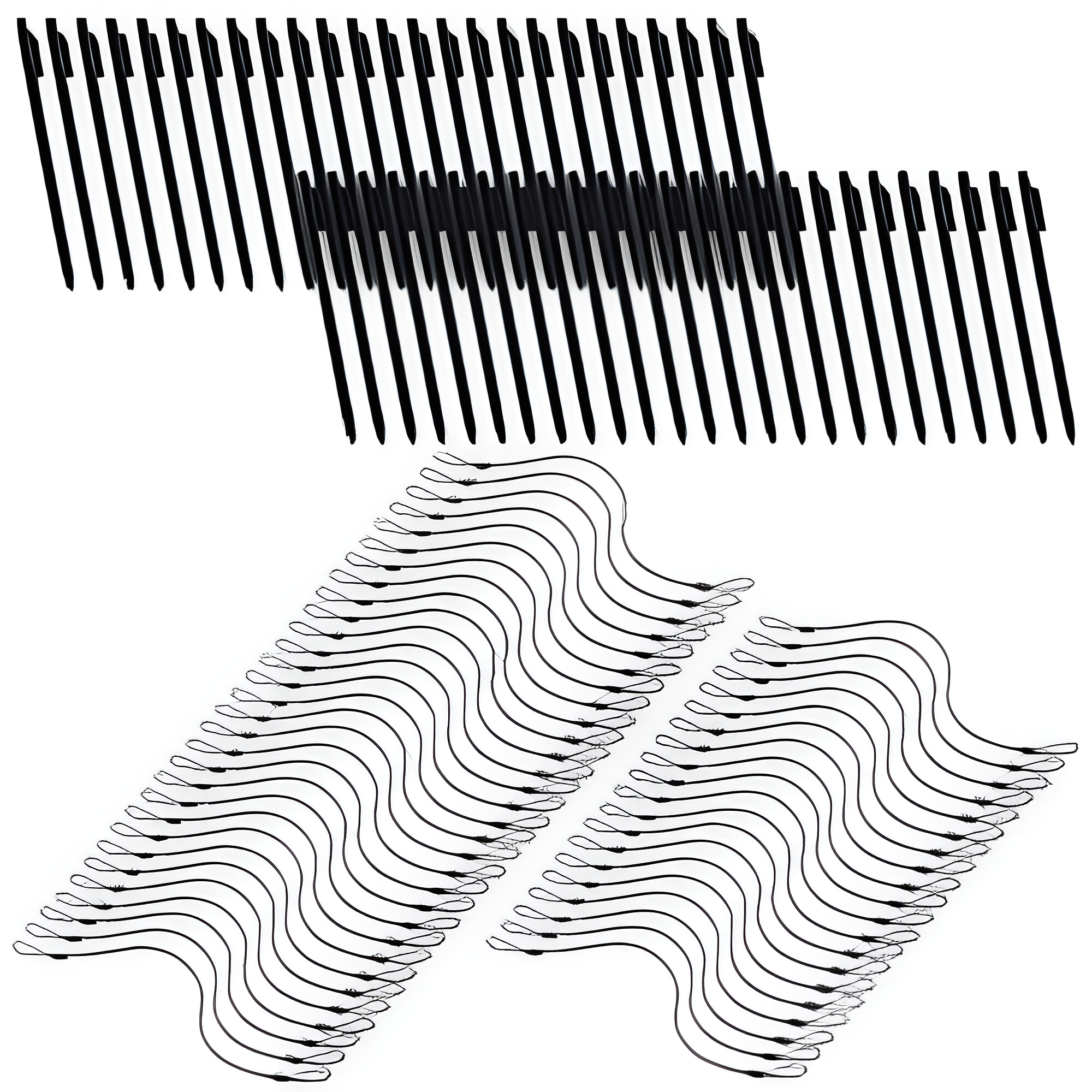 Zebra Stylus and Elastic Tether (50 Pack) STYLUS-00003-50R
