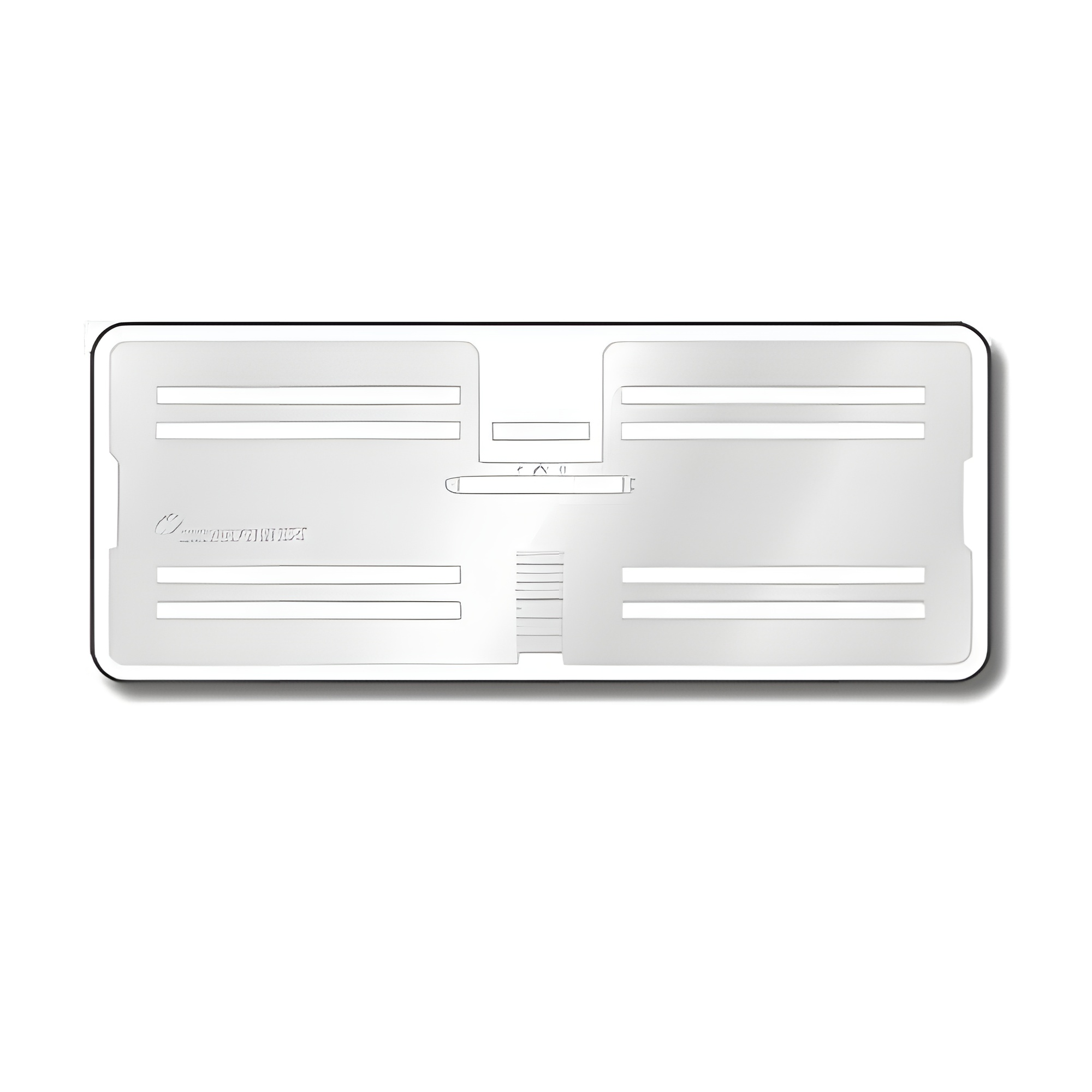 Zebra 3.94x1.57 Silverline RFID Label [Non-Perforated] 10026770