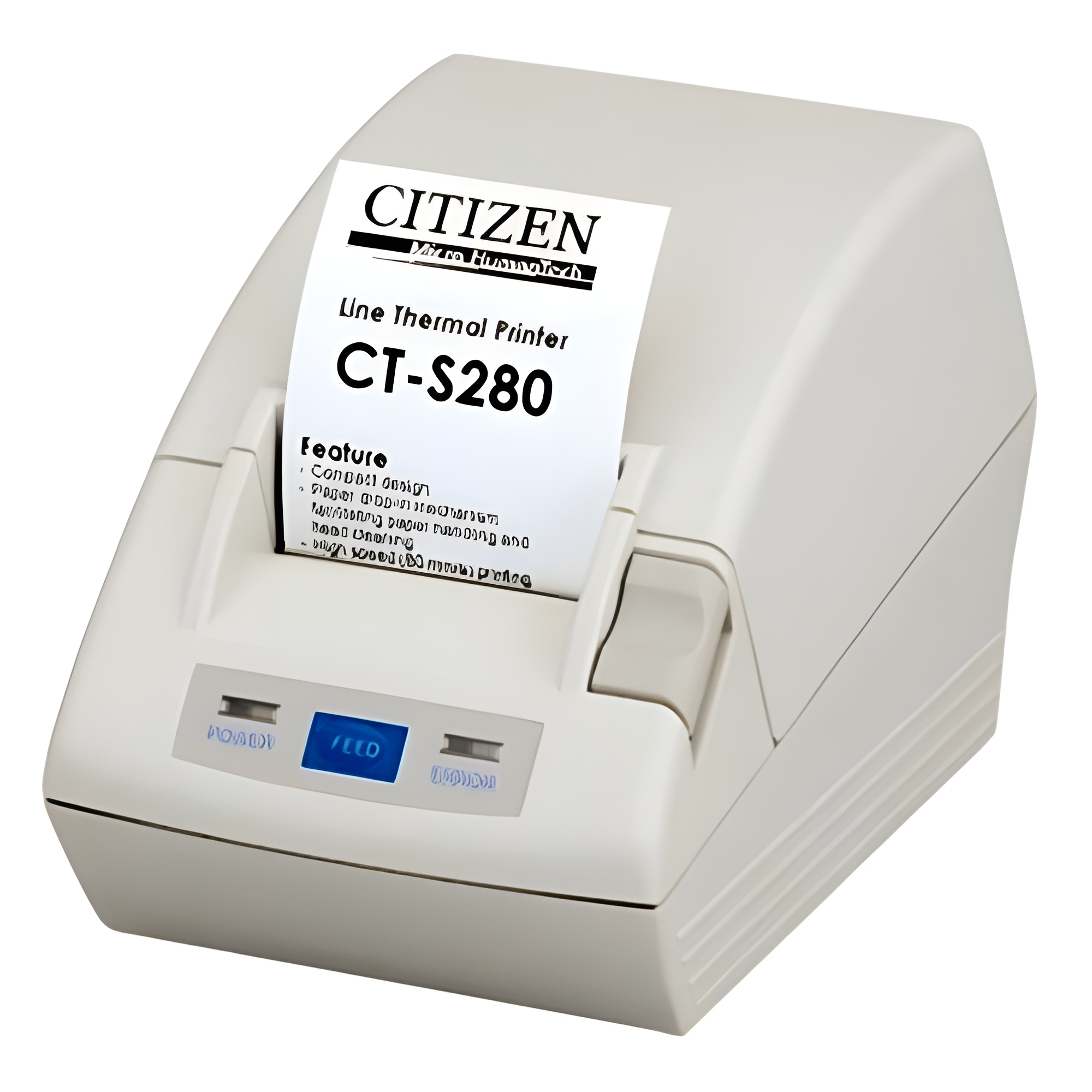 Citizen Systems CT-S280 Dot Matrix Printer [203dpi, Cutter] CT-S280PAU-WH