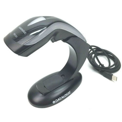 Datalogic ADC HD3130-BKK1B Heron HD3130 USB Kit Black Kit includes 1D Scanner Stand and USB Cable 