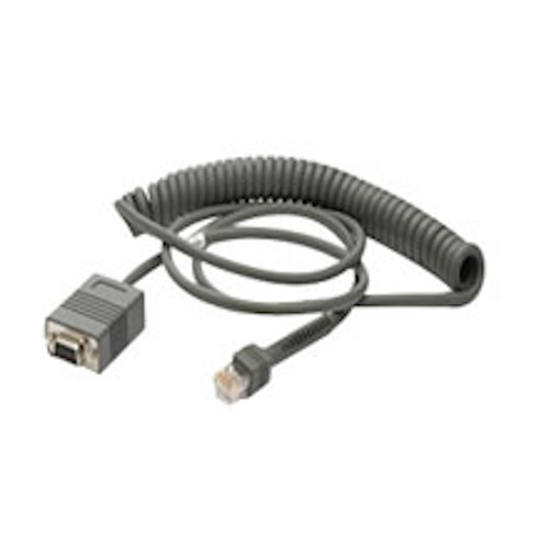 Zebra RS232 9ft Coiled Cable CBA-R02-C09PAR